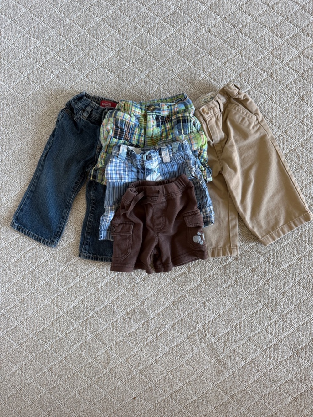 Baby Boy 12-18 months Mixed Pants & Shorts Bundle - 5 items